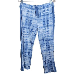 Lucky Brand blue tie-dye drawstring pajama pants